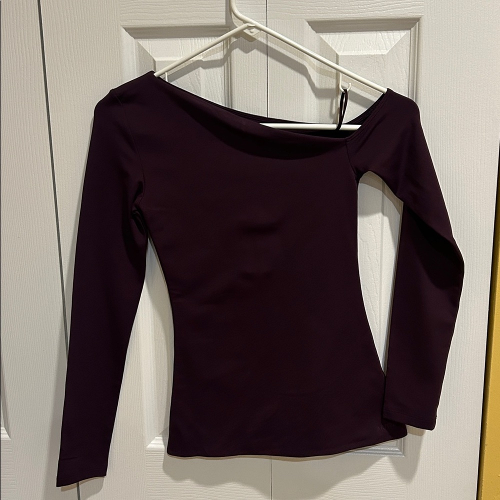 NWTAritzia Installatio size XS Long Sleeve Deep Purple Top